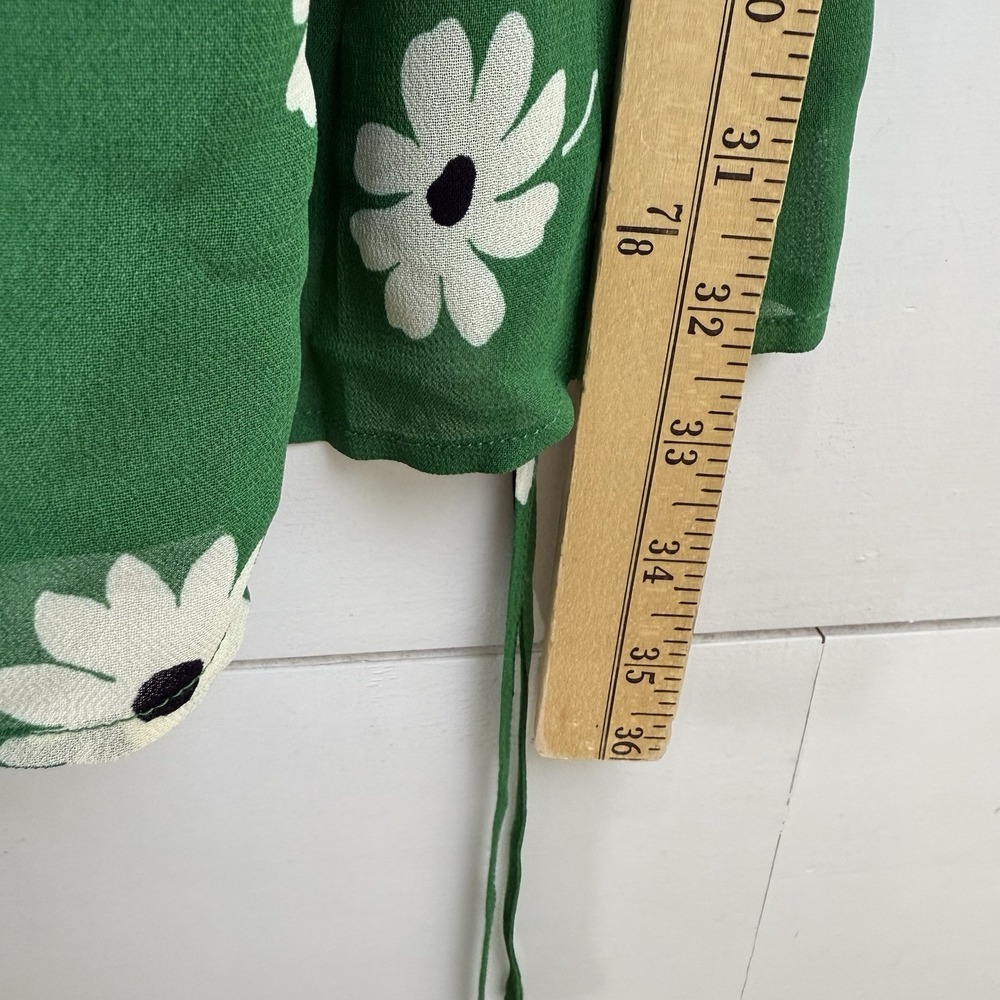 Reformation Green Floral Mini Dress - Picture 12 of 13